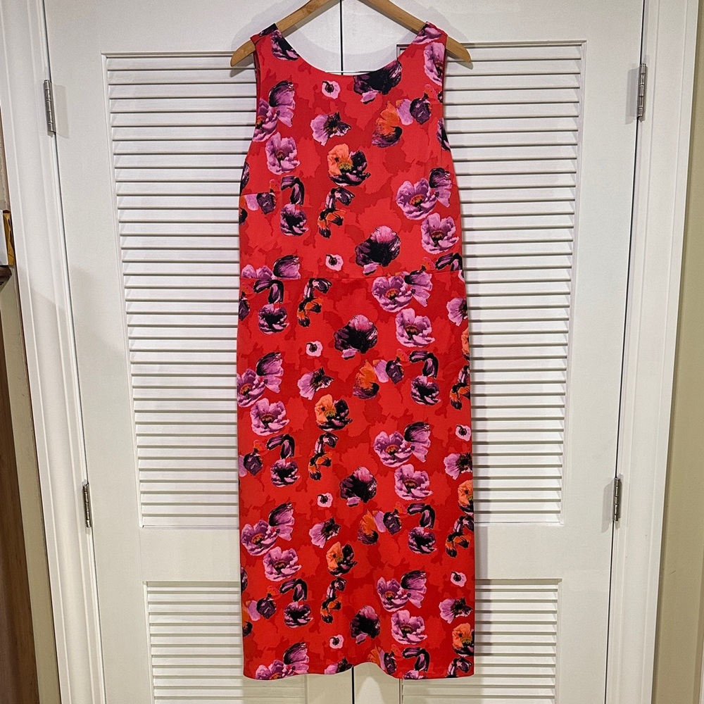 Banana Republic Floral Red Maxi Dress size 20W - Picture 2 of 15
